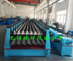 涵洞波紋板成型機